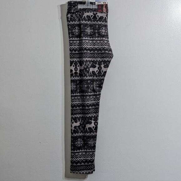 NWT Women's Christmas Snowflakes Reindeers Print Leggings, Size XXXL(21) - Picture 4 of 5